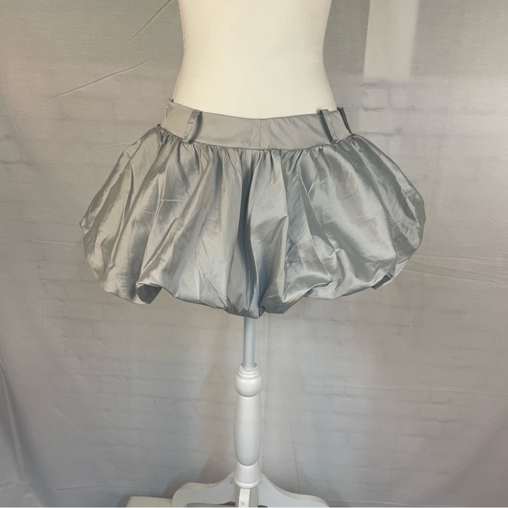 NWT Mode Mischief Tailored Bubble Micro-Mini Skirt in Chroma S